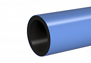 ПНД труба для холодного водоснабжения двухслойная: диаметр 63 мм, толщина стенки 5,8 мм